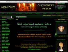 Tablet Screenshot of carodejnicky-obchod.cz